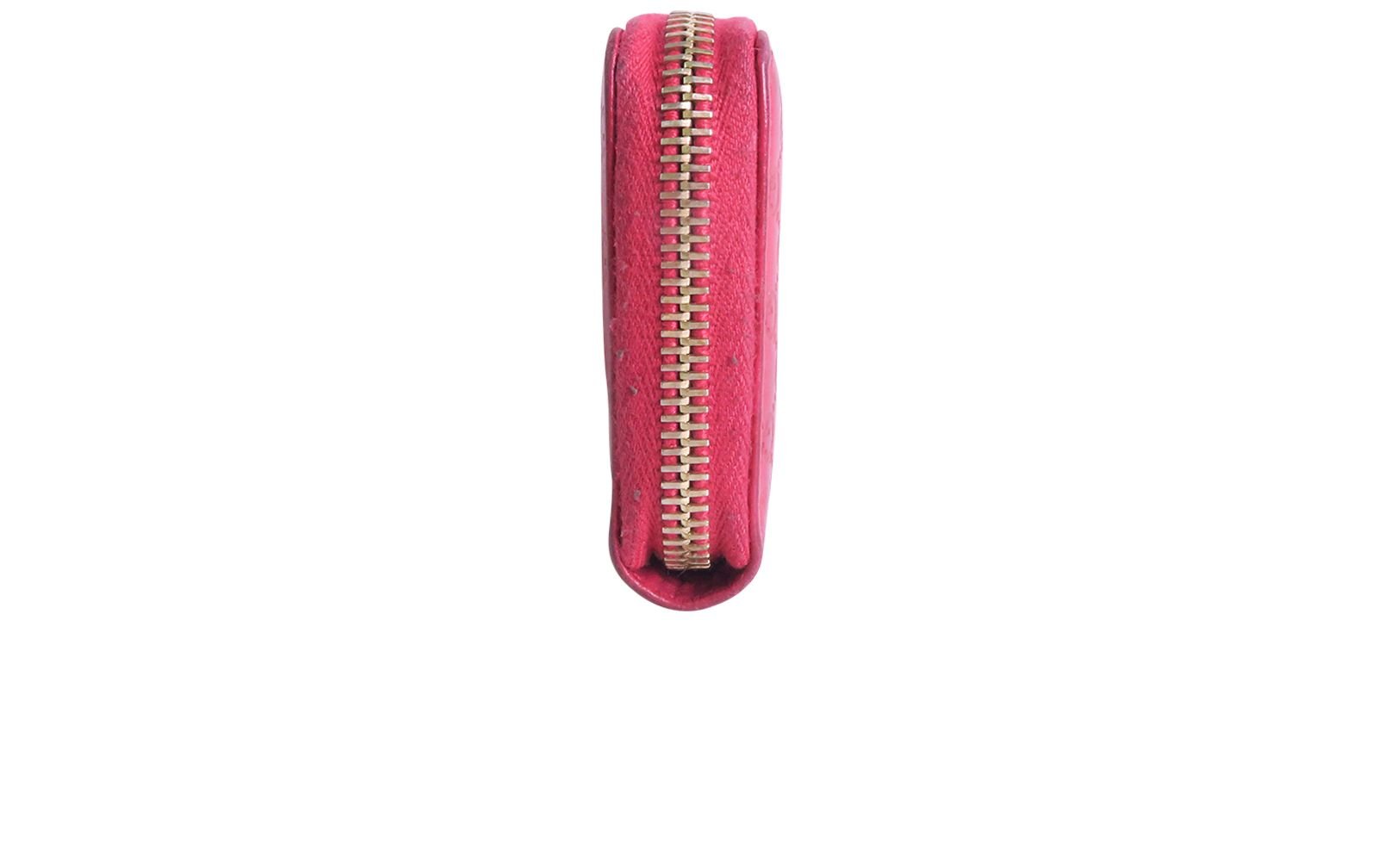 Gucci Compact Zippy Wallet, &pound;20, Accessories, Red, Leather, Bottom view